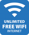 Unlimited FREE WiFi Symbol 1